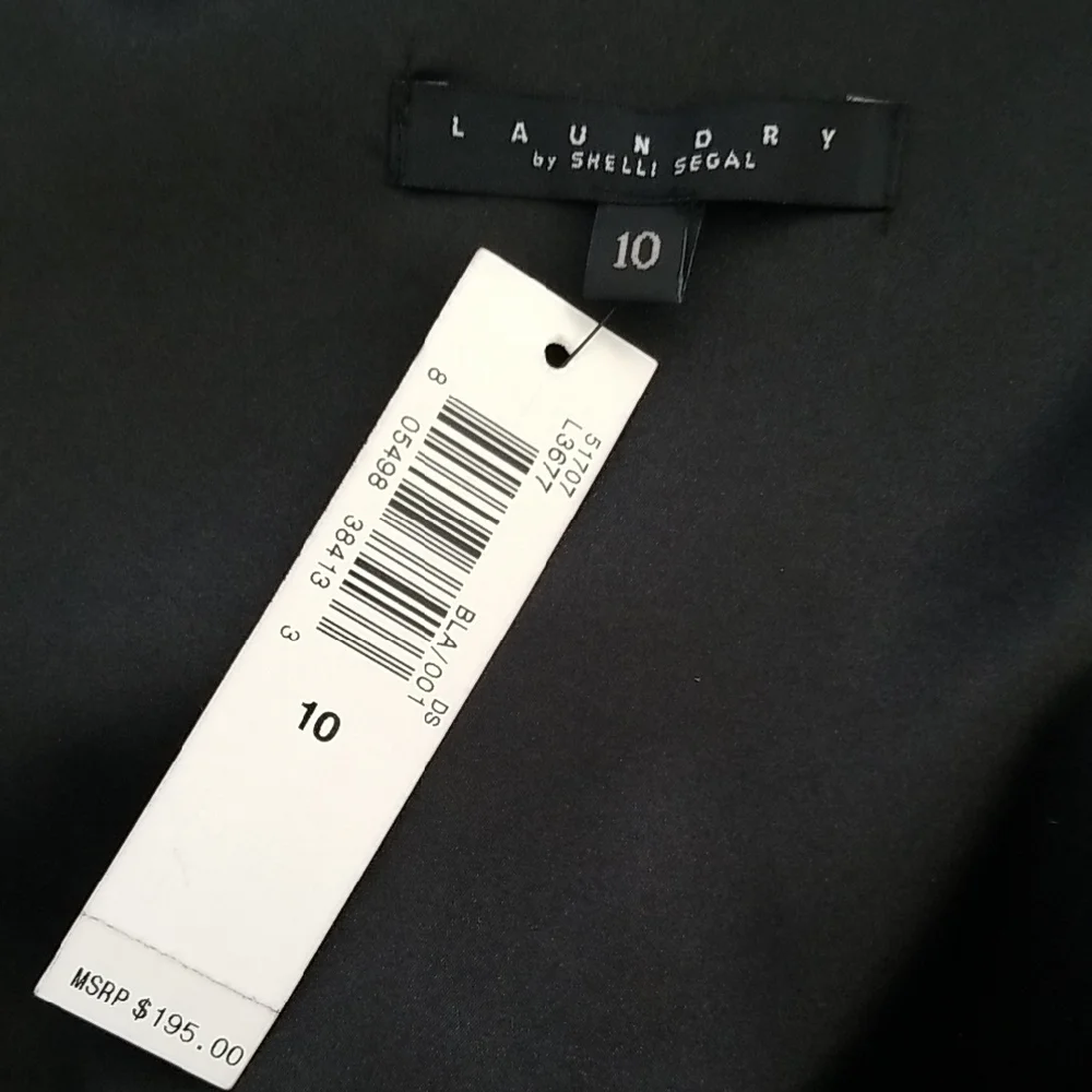 Laundry By Shelli Segal Black Backless Dress - Picture 4 of 4